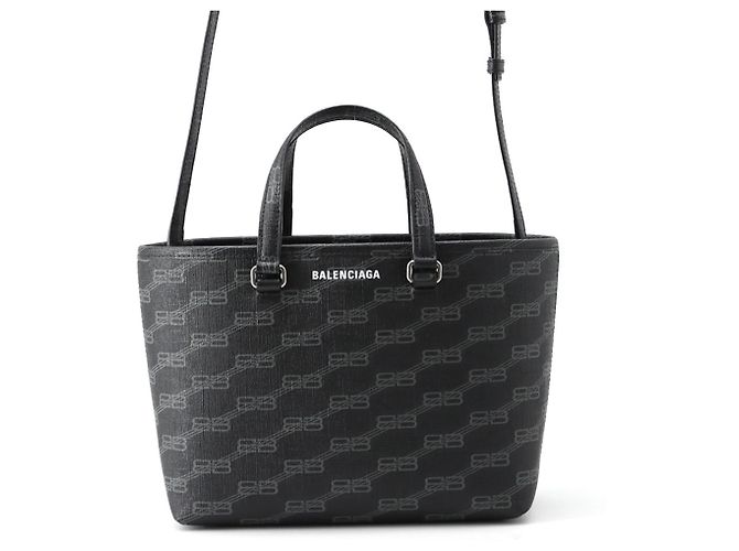 Everyday Balenciaga Handtasche in Schwarz mit silberner Hardware