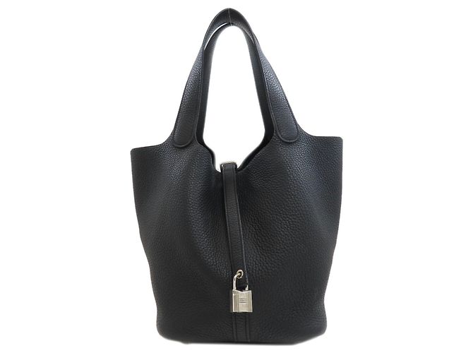 Hermès Sac à main Hermes Picotin Lock MM Noir