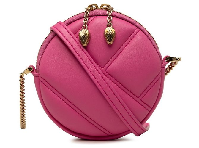 Bulgari Bvlgari Serpenti Cabochon Mini Pouch Rose