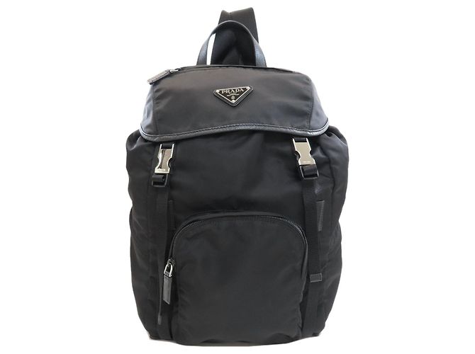 Prada Black Nylon Backpack