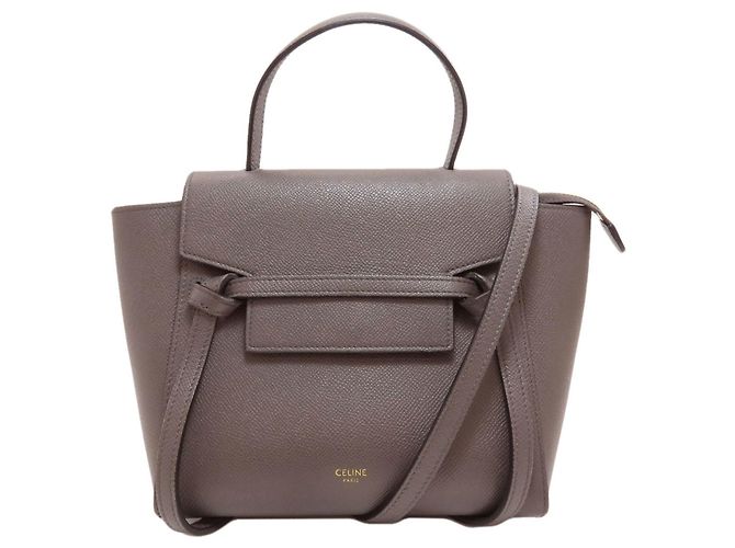 Céline Celine Belt Bag Nano Borsa 2-Way Marrone