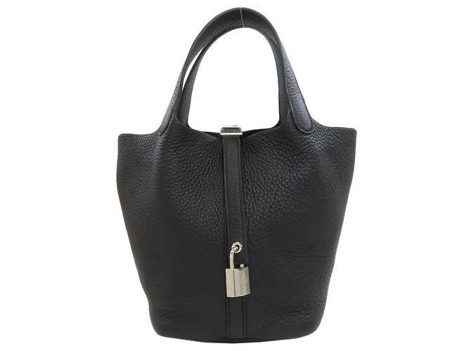 Hermès Hermes Picotin Lock PM Handtasche Schwarz 