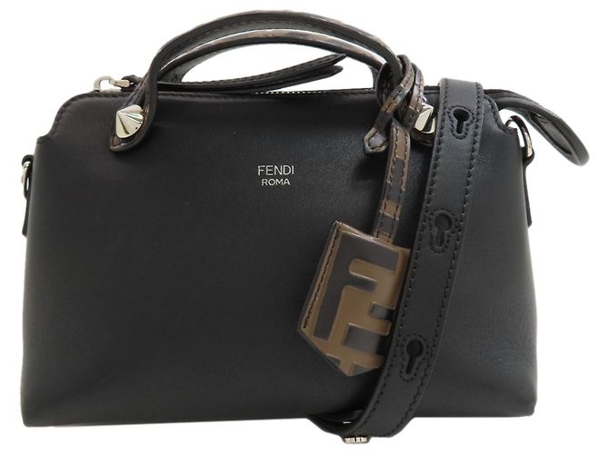 Borsa 2-Way Fendi By The Way Mini Marrone Nero