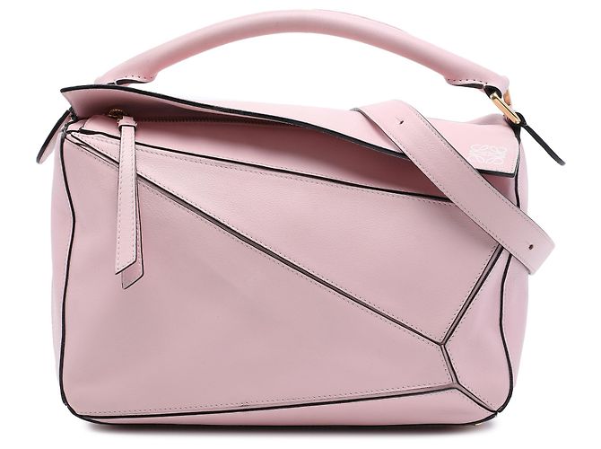 Bolso Puzzle LOEWE Medium de piel de ternera rosa