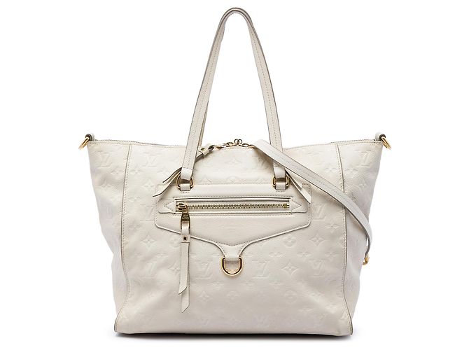 Louis Vuitton Beige Monogram Empreinte Lumineuse PM Bege