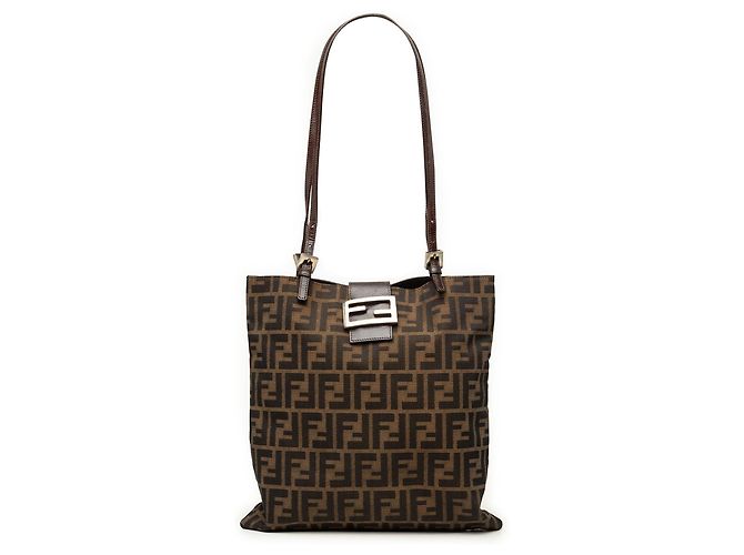 Fendi Brown Zucca Canvas Tote