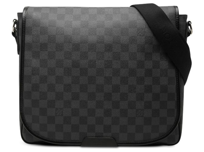 Louis Vuitton Black Damier Graphite Daniel MM