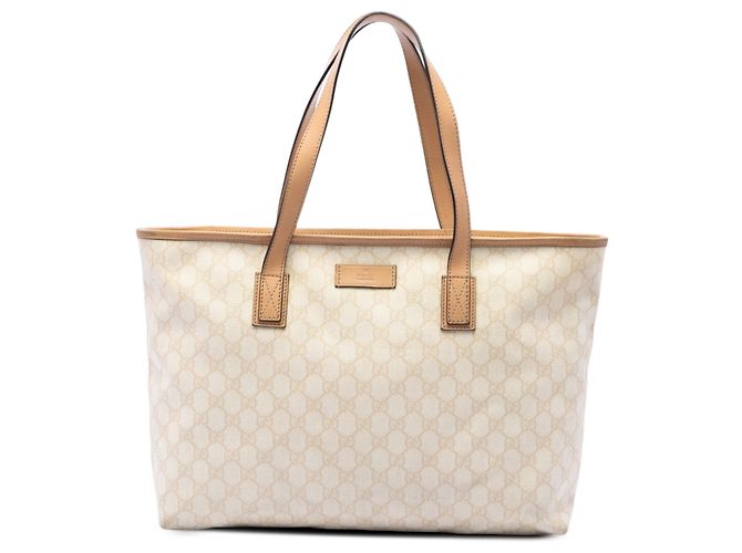 Borsa Tote Gucci Medium GG Supreme Marrone Beige