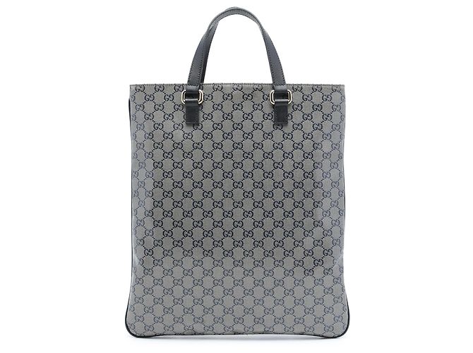 Gucci GG Crystal Tote Grau Braun