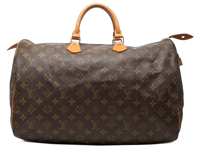 Louis Vuitton Brown Monogram Speedy 40 Marrom