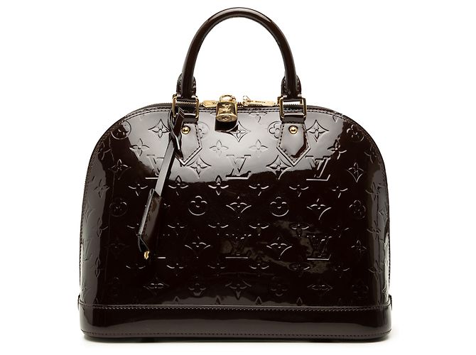 Louis Vuitton Purple Monogram Vernis Alma PM Porpora