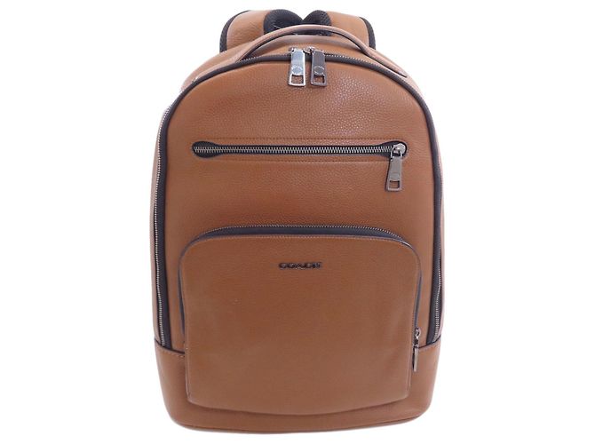 Sac à dos en cuir Coach CZ391 Ethan Marron