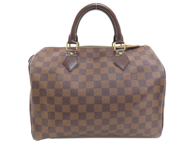 Bolsa Boston Louis Vuitton Speedy 30 Damier ebene