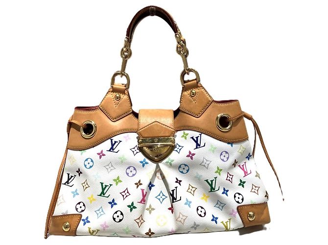 Louis Vuitton Ursula Handtasche Weiß Monogramm