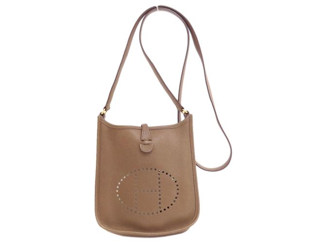 Hermès Borsa a tracolla Hermes Evelyne TPM Marrone