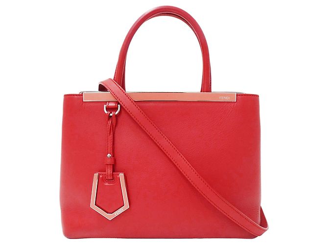 Fendi Handtasche aus rotem Leder