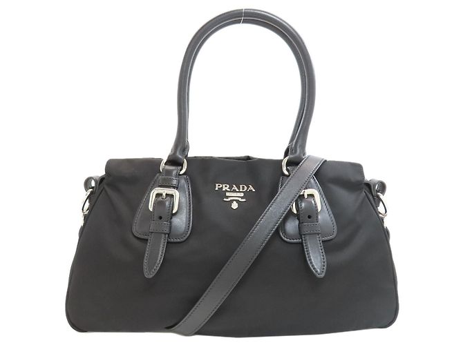 Borsa Tote 2-Way in Nylon Prada Nero
