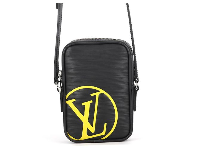 Borsa a tracolla Louis Vuitton Epi Danube PM Nero