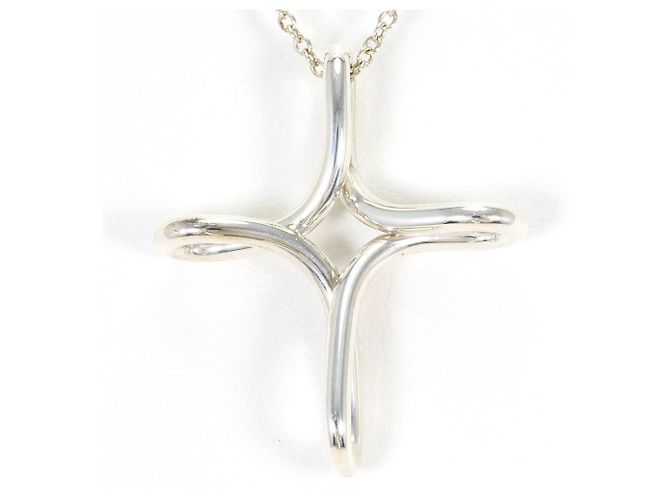 Collana Croce Infinity in Argento Tiffany & Co.
