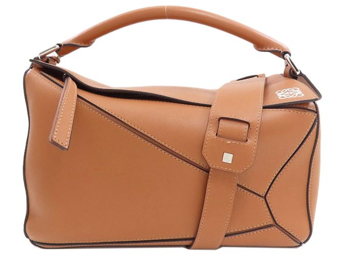 Sac à main 2-Way Loewe Puzzle Bag Marron