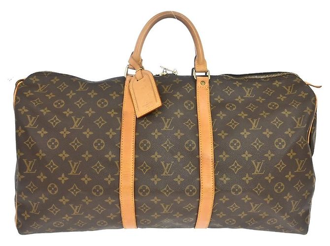 Louis Vuitton Keepall Monogram 55 Marrone