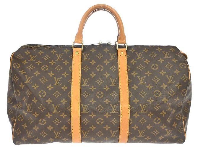 Louis Vuitton Keepall Monogram 50 Castaño