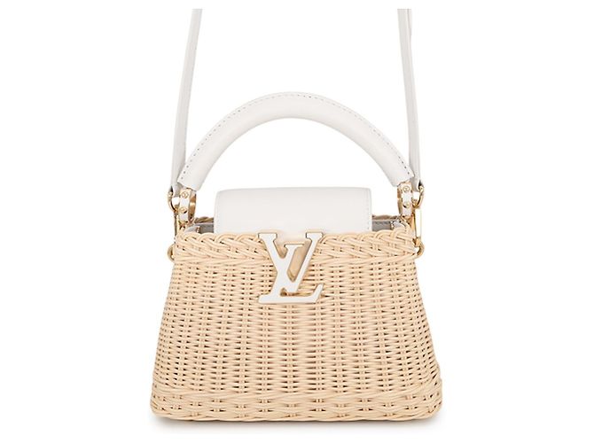 Borsa Louis Vuitton Capucines MINI Marrone