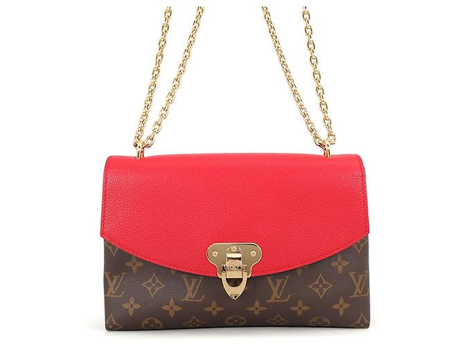 Bolsa de Ombro Louis Vuitton Monogram Saint-Placide Vermelho Monograma