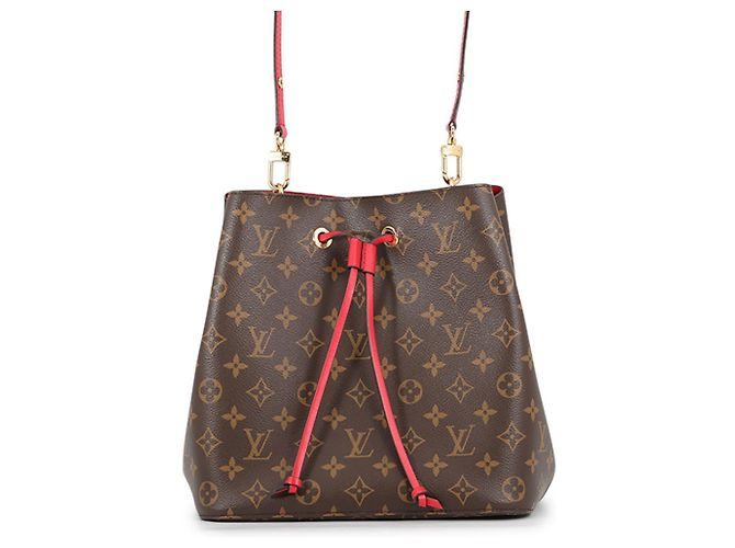 Néonoé Bolso de hombro Louis Vuitton Monogram NeoNoe MM Roja Monograma