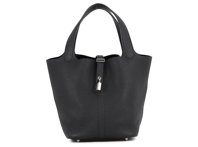 Hermès Sac à main Hermes Picotin Lock MM Noir