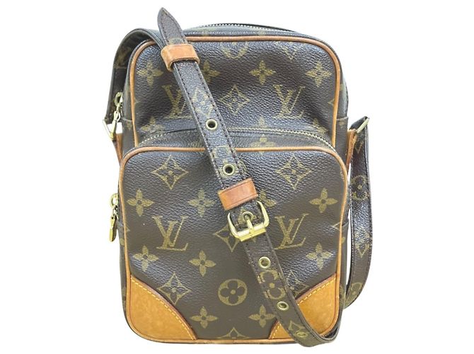 Bolso de hombro Louis Vuitton Amazon Castaño Monograma