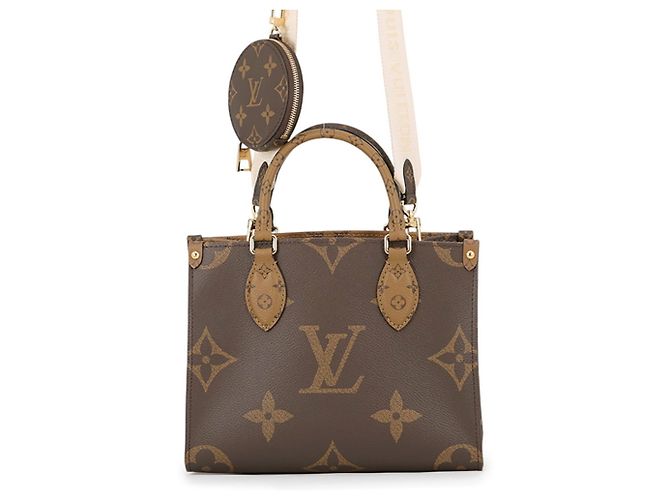 Bolso Louis Vuitton Monogram Reverse Giant OnTheGo PM Roja