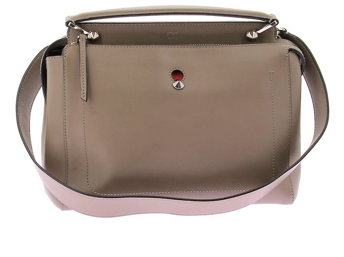 Fendi Borsa taupe Dot Com Marrone 