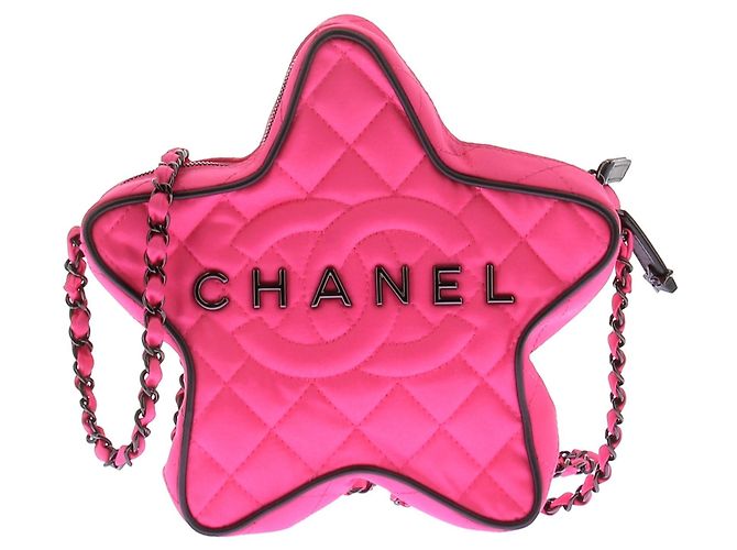 Chanel Bolsa de estrela rosa