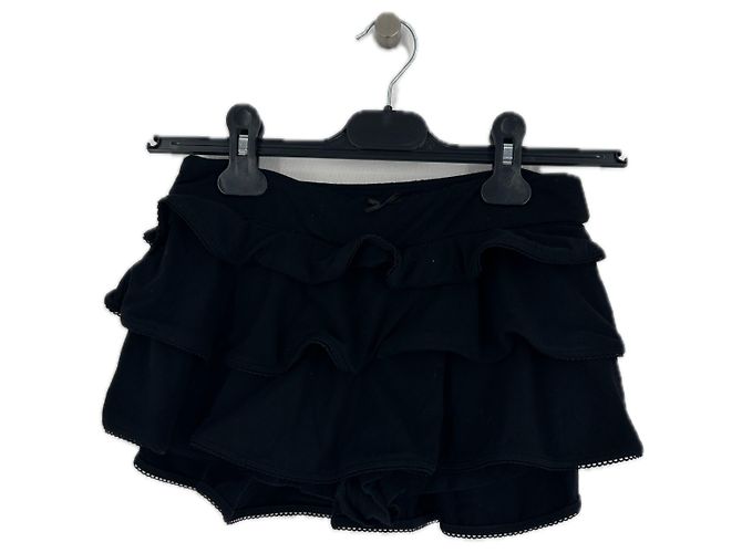 Autre Marque GLOWNY Shorts aus schwarzer Baumwolle