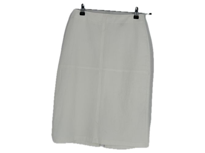 Falda de algodón blanca Cos Talla 34 Blanco