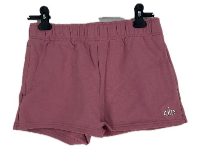 Pantalones cortos de algodón rosa Yves Salomon