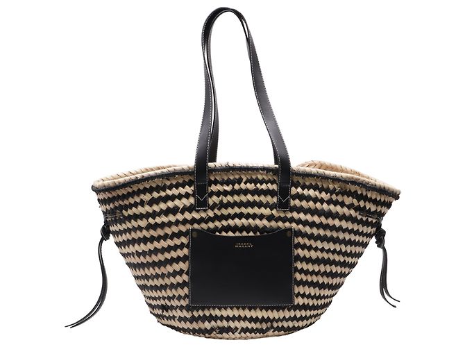 Sac Panier Cadix Isabel Marant en Raffia Multicolor Multicolore