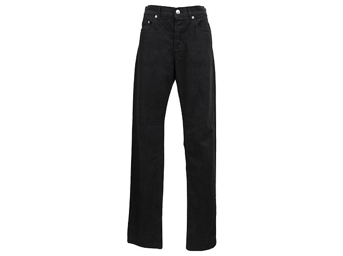 Apc Jeans Straight Leg A.P.C. in cotone nero