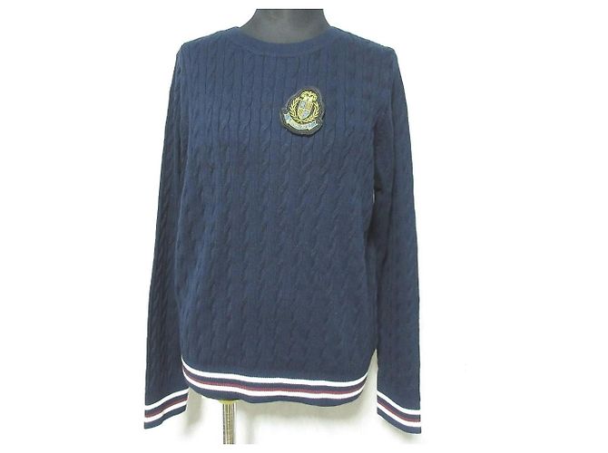 Autre Marque Apuweiser-riche Strickpullover Blau Marineblau