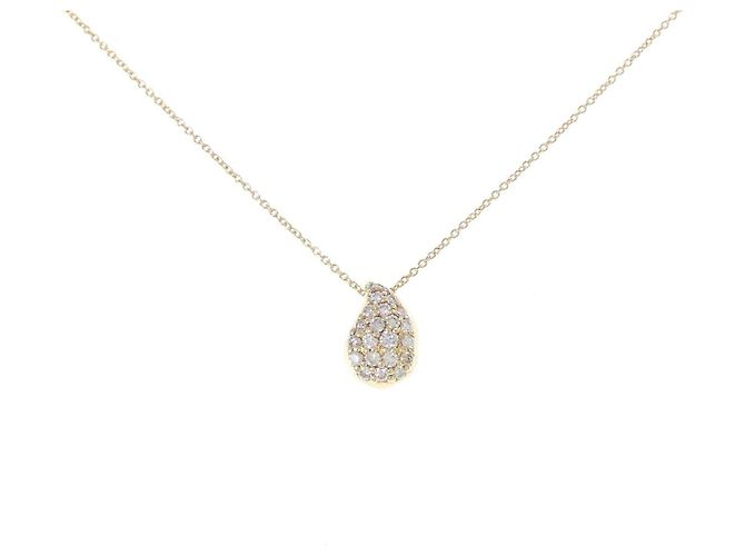 Autre Marque Collier en diamants Au750 Doré