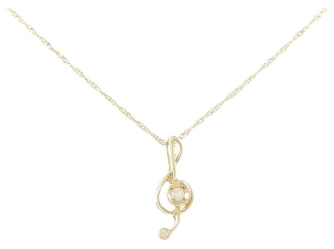 Autre Marque Collana di diamanti Au750 D'oro