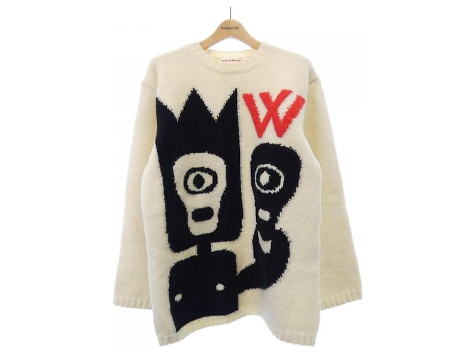 Walter Van Beirendonck Strickware Weiß