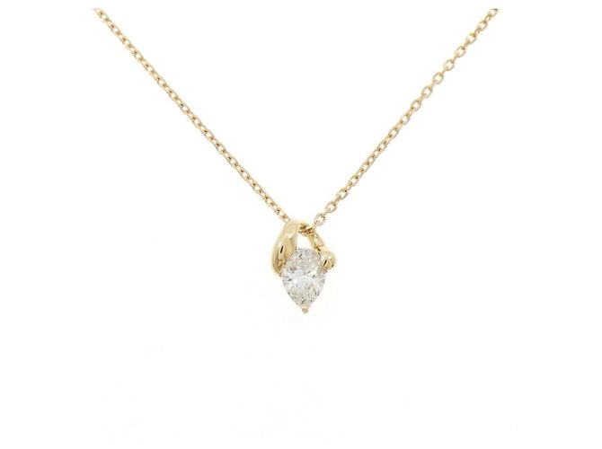 Autre Marque Collar de diamantes Au750 Dorado