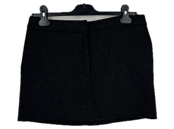 Autre Marque Falda de lana negra H&M STUDIO Negro 