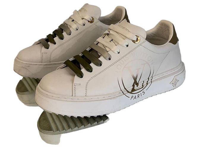 Louis Vuitton Sneakers Timeout White Green Verde