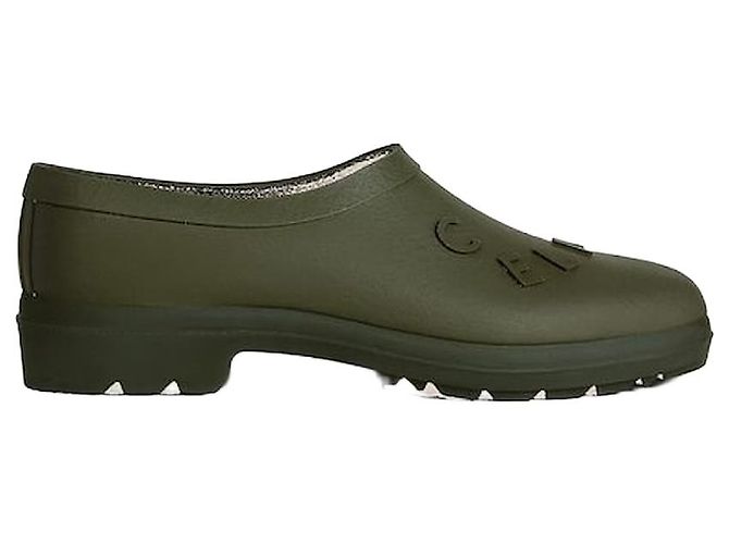 Céline Garden Clog Natural Rubber Light Khaki