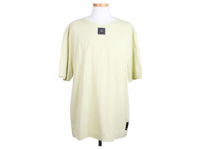 Fendi Dazed Edition Green Jersey T-Shirt Grün