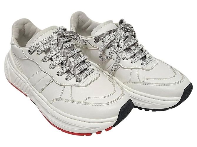 Bottega Veneta White Leather Speedster Sneakers