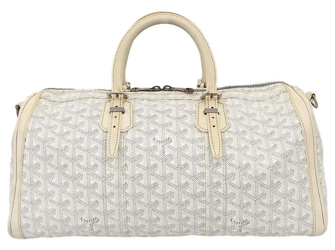 Goyard Croisiere Coated Canvas 40 Blanc